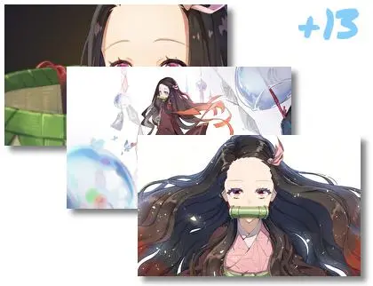 Nezuko Kamado motiv pro Windows 10