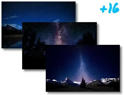 Night Sky theme for Windows 10
