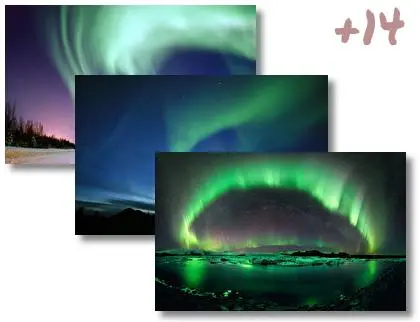 Northern Lights theme for Windows 10