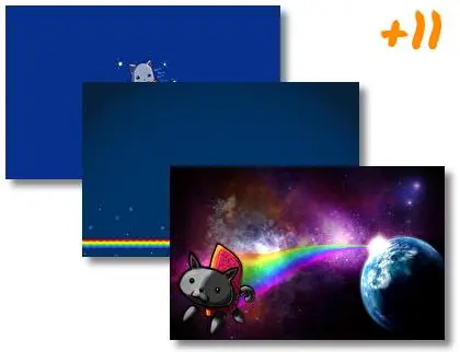 Nyan Cat theme for Windows 10