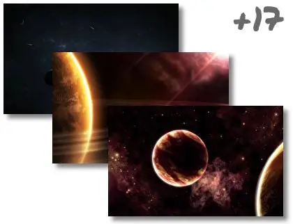 Outer Space theme for Windows 10