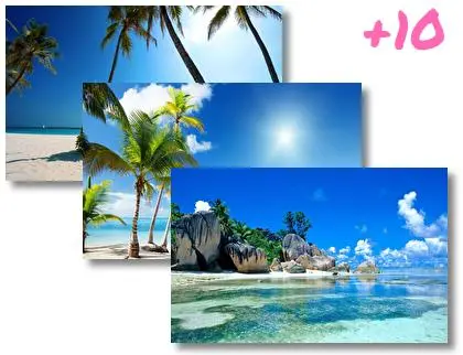 Paradise theme for Windows 10