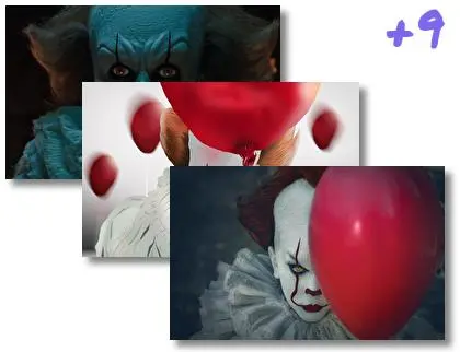 Pennywise theme for Windows 10
