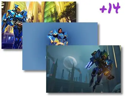 Pharah theme for Windows 10