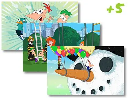 Phineas and Ferb theme for Windows 10