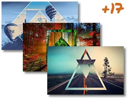 Polyscape theme for Windows 10