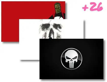 Punisher theme for Windows 10