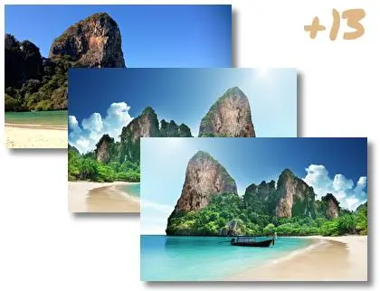 Railay Beach Thailand theme for Windows 10