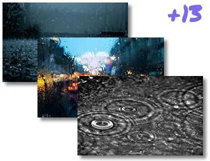 Rain theme for Windows 10