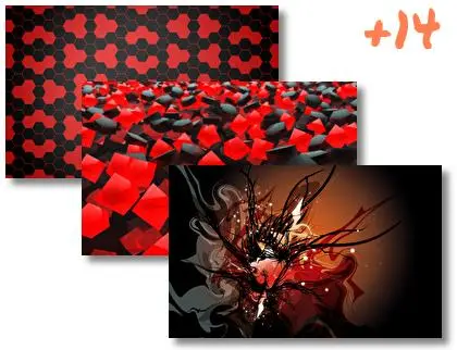 Red and Black theme for Windows 10