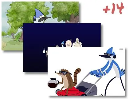 Regular Show theme for Windows 10