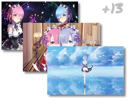 Rem Rezero motiv pro Windows 10