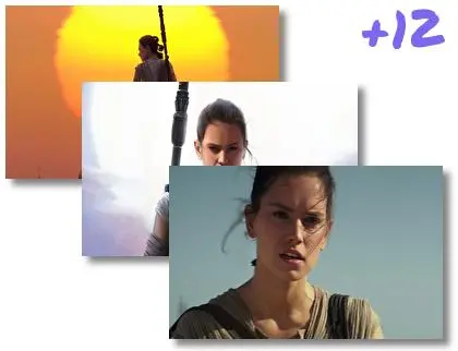 Rey Star Wars theme for Windows 10