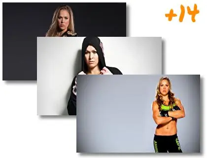 Ronda Rousey theme for Windows 10