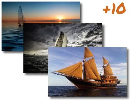 Sailing Boats theme for Windows 10