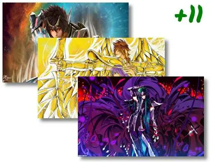 Saint Seiya theme for Windows 10