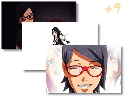 Sarada Uchiha theme for Windows 10