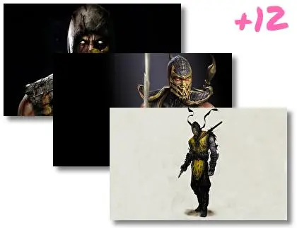 Scorpion Mortal Kombat theme for Windows 10