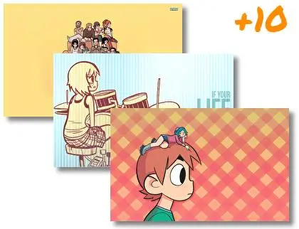 Scott Pilgrim theme for Windows 10