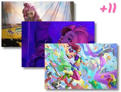 Seraphine Lol theme for Windows 10