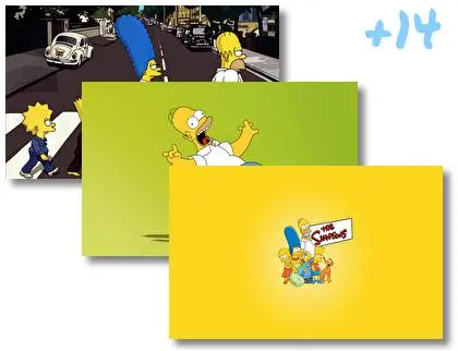 Simpsons theme for Windows 10