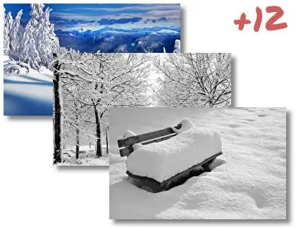 Snow theme for Windows 10