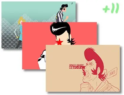Space Dandy theme for Windows 10