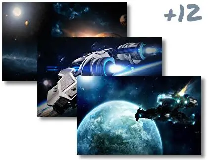 Spaceship theme for Windows 10