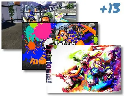 Splatoon theme for Windows 10