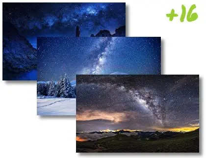 Starry Sky theme for Windows 10
