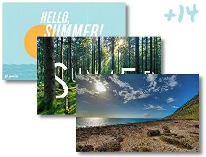 Summer theme for Windows 10