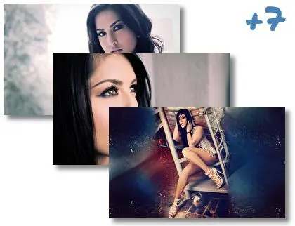 Sunny Leone theme for Windows 10