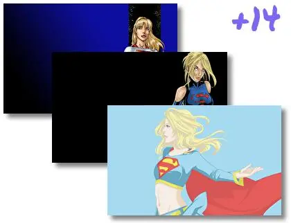Supergirl theme for Windows 10