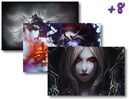 Sylvanas Windrunner theme for Windows 10