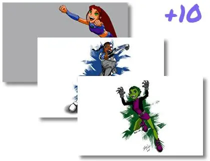 Teen Titans theme for Windows 10