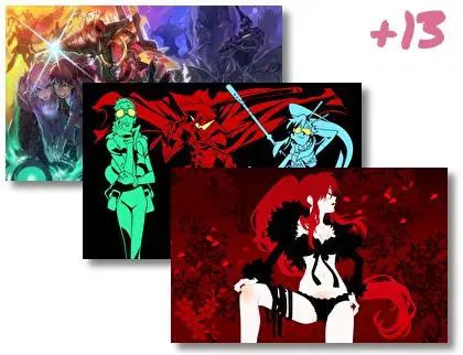 Tengen Toppa Gurren Lagann theme for Windows 10