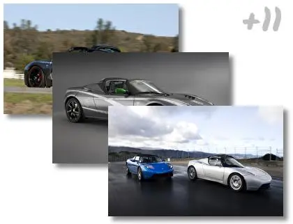 Tesla Roadster theme for Windows 10