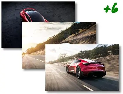Tesla Roadster V2 Windows 10 için tema