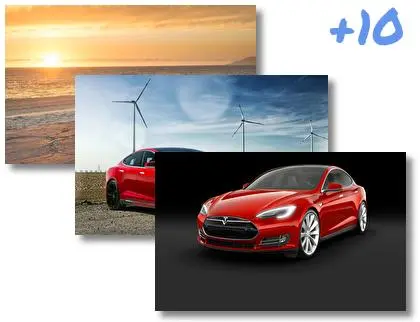 Tesla theme for Windows 10