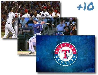Texas Rangers theme for Windows 10