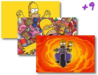 The Simpsons theme for Windows 10