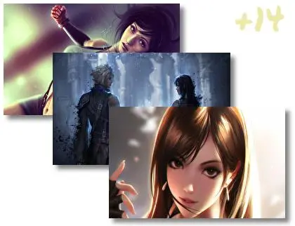 Tifa Lockheart theme for Windows 10