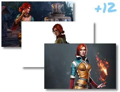 Triss Merigold theme for Windows 10