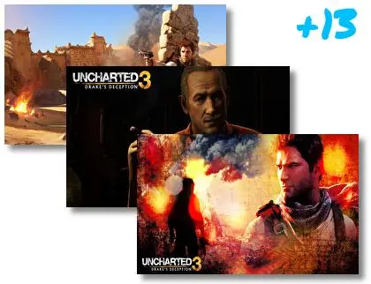 Uncharted 3: Oszustwo Drake'a motyw dla Windows 10