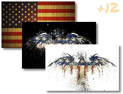 Usa theme for Windows 10