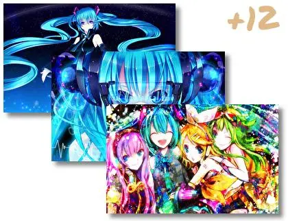 Vocaloid thème pour Windows 10