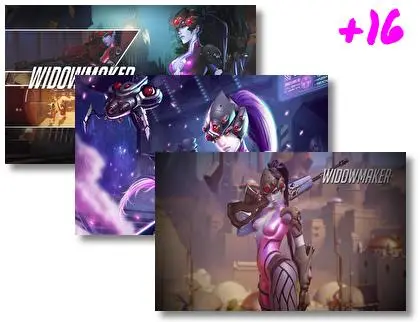 Widowmaker theme for Windows 10