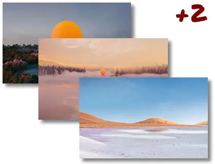 Windows 11 Scenery theme for Windows 10