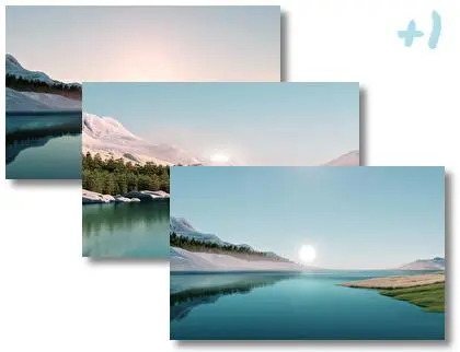 Windows 11 Sunrise theme for Windows 10