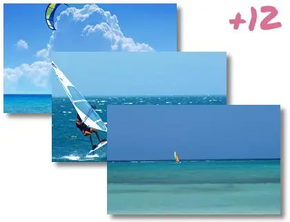 Windsurfing theme for Windows 10